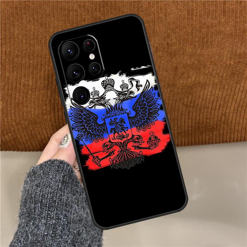 Russian Federation Flag Phone Case For Samsung Galaxy S25 Ultra S9 S10 S20 FE S21 S22 S23 Plus S24 Ultra Back Cover