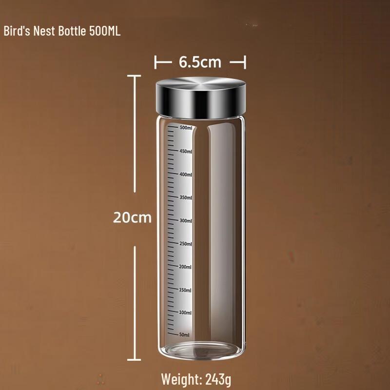 ZISIZ Heatable Glass Storage Jars