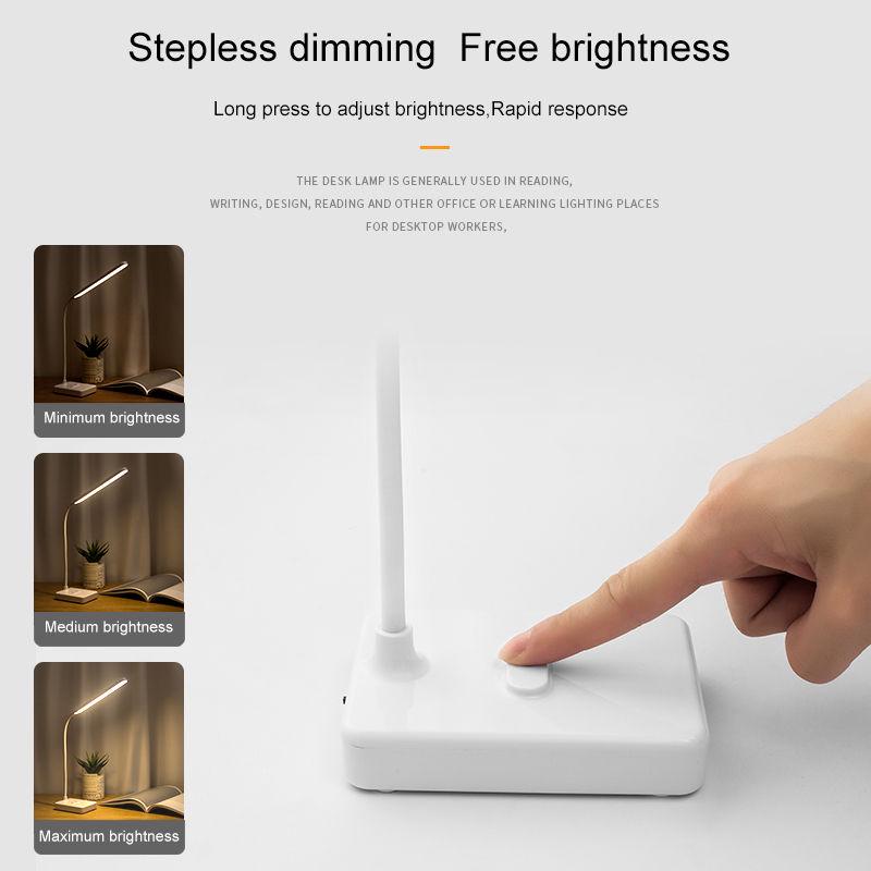 Masa Lambası Dokunmatik Masa Lambaları Oturma Odası İçin Esnek Boyunlu Masaüstü Katlanabilir Dim Edilebilir Göz Koruması Çalışma Lambası Led Işık