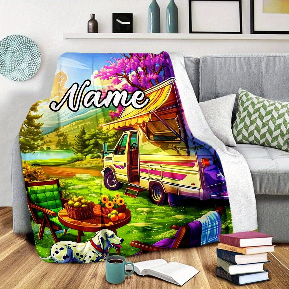 Home Custom Blankets Comfortable Soft Lightweight Allseason Multipurpose Blanket For Picnics Sofas Offices Beds Living Rooms Perfect Gift For Friends