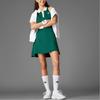 Adidas Tennis Heritage Fashionable Versatile Slim Fit Sleeveless Dress Set Women Dresses Academy-Green JD6115