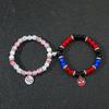 Braccialetti dell'amicizia di Spiderman, Migliore amico Bff, Halloween, Natale, Cordino coordinato, Catena con perline, Braccialetti per coppie, Nuovo,