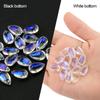 Best Quality 8x14mm Smooth Crystal Drop Beads Shiny Ab Glass Drop Beads Jewelry Beads for DIY Bracelet Necklace Making 28pcs/lot