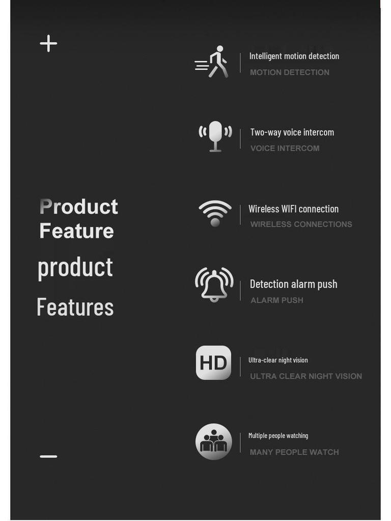 V380PRO Compact HD Camera with WiFi Remote Monitoring and PTZ Alarm