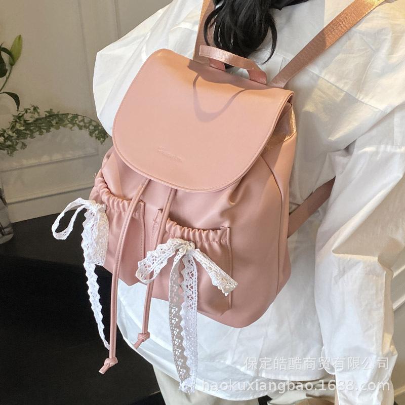 Niche Retro Backpack Women's 2025 New Spring and Summer Super Fire College British Style Schoolbag Casual Korean Backpack