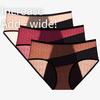 Large Size Women Spring and Summer Thin Front and Back Leakage Prevention Period Special Middle Waist Triangle Briefs