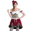 Oktoberfest German Bavarian Beer Wench Cosplay Costume Maid Women Dress Unique