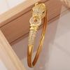 North American Jewelry Leopard Bracelet Fashion Exaggerated Micro Zircon Hand Jewelry