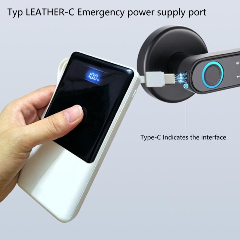 Advanced Fingerprint Recognition Door Lock Entry Fingerprint Door Lock Convenient Fingerprint Door Knob for Household