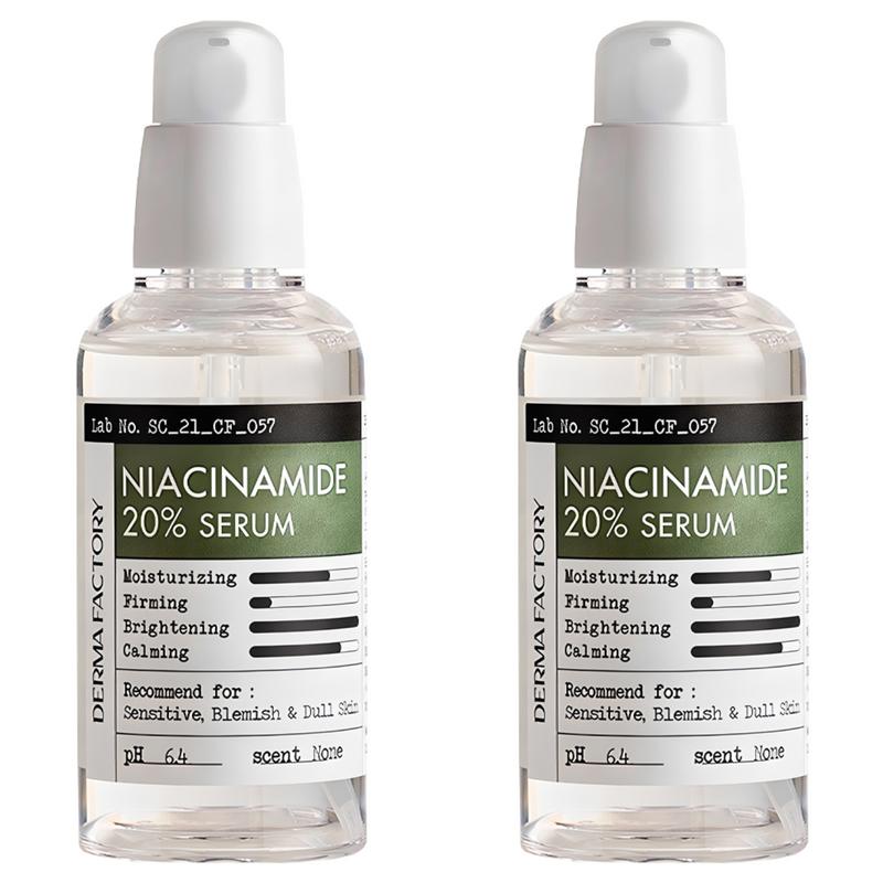 Derma Factory Niacinamide 20% Serum, 80ml, 2 pcs