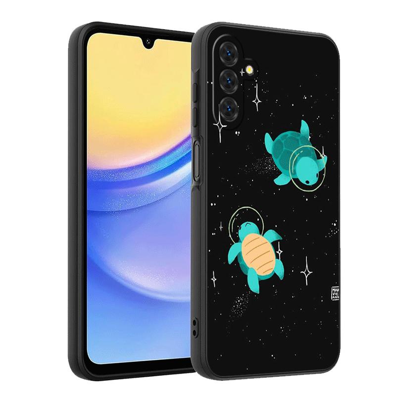 Cartoon Ocean Sea Turtle Soft Phone Case for Samsung A17 A37 A57 A16 A26 A36 A56 A15 A25 A35 A55 A14 A24 A34 A54 A13 A23 A33 A53