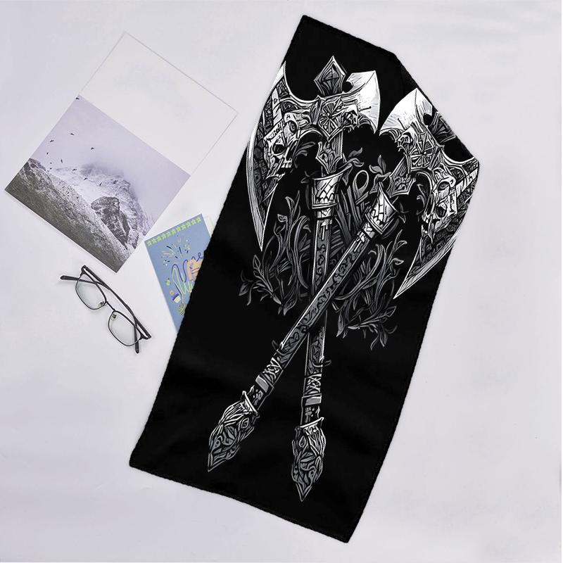 Nordic Mythology Fashion Beach Towel: Ideal for Summer Adventures Soft, absorbent and quick drying suitable for swimming and bathing