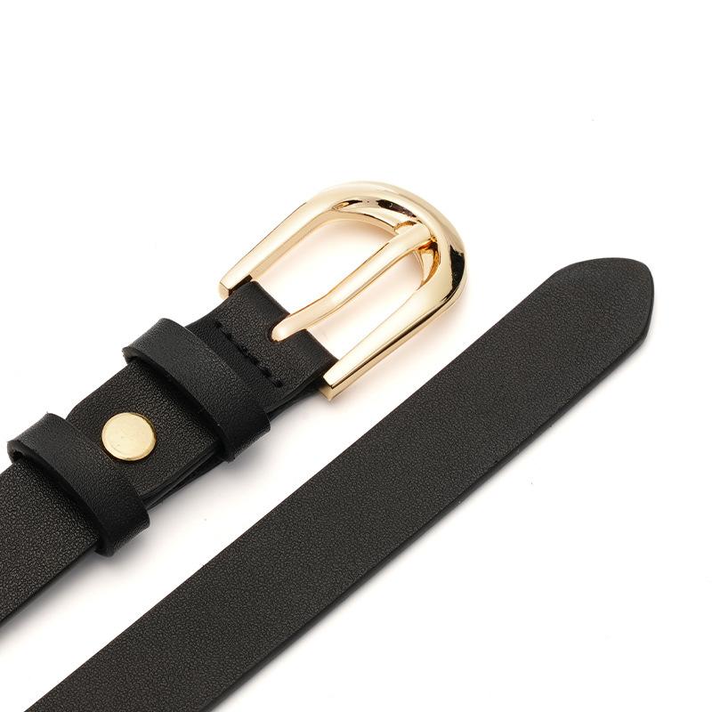 Women's Versatile Casual New Student Korean Version Jeans Belt with Skirt Decorative Sweater Skirt Pin Buckle Belt