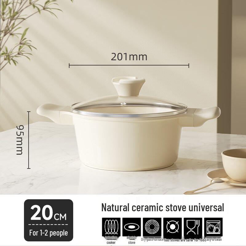 REDCHEF White Ceramic 20cm Soup Pot