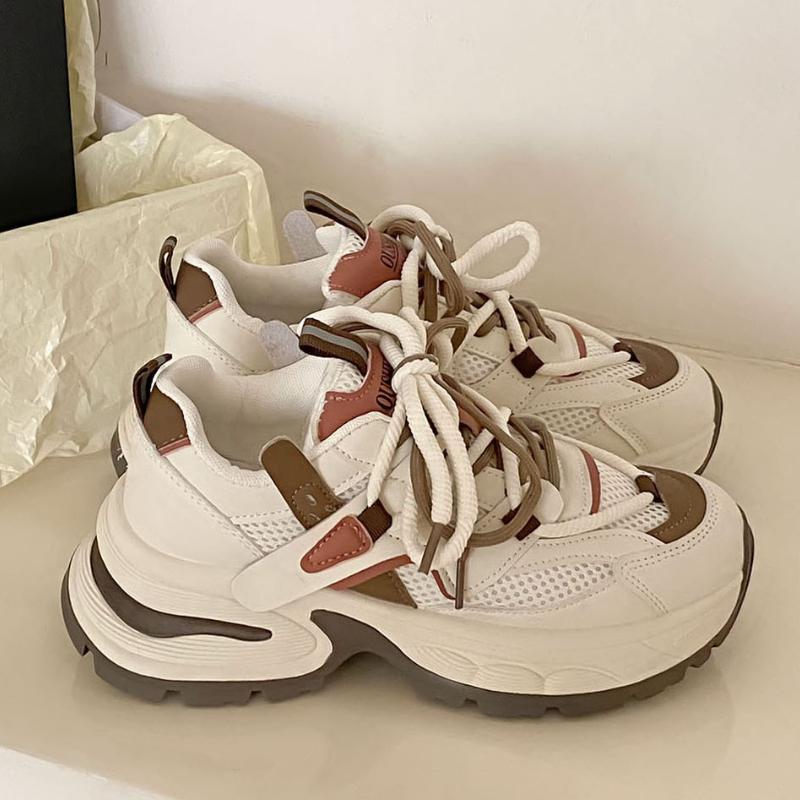 

Женские кроссовки на платформе, летняя обувь, теннисная женская обувь, повседневные кроссовки на толстой подошве, модные розы 40 хаки