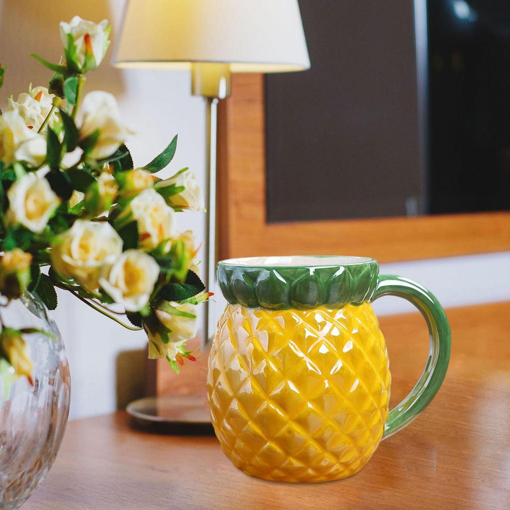 Cute Ceramic Coffee Mug Tableware Juice Dinnerware Milk Cups Porcelain Morning Cup for Kitchen Household Office Holidays