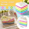 Rainbow Cake Squishy Toy Slow Rebound Stress Relief Sensory Fidget for Kids and Adults Birthday Gift