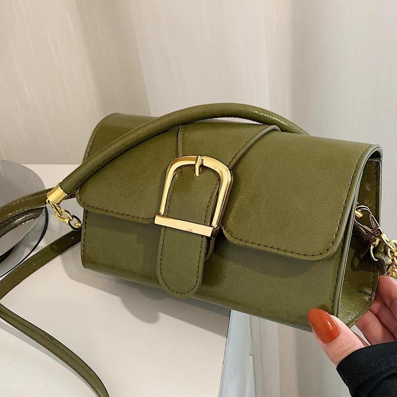Underarm Bag Women'S Niche High-End Single Shoulder Messenger Bag Retro Simple Temperament Commuter Baguette Bag