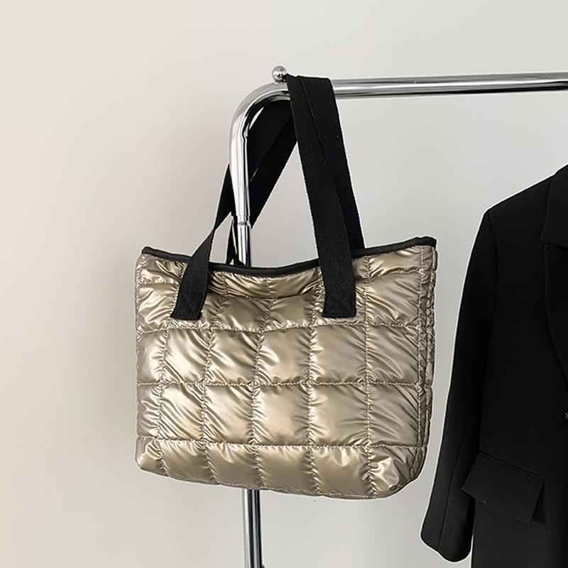 Women Handbags Space Cotton-Padded Female Down Bags Shoulder Crossbody Bags Quality Female Tote Luxury Bag