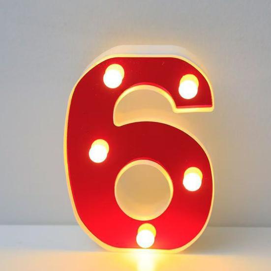 Light Up Numbers 2026 Large LED Marquee Numbers Battery Operated Letter Sign for New Year Graduation Party Wedding Table Decor