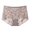 Hip Lift High Waist Hollow Lace Panties Women's Large Size Cotton Bottom Gear Panties