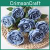 Single Simulated Retro Rose Multiple Colors Suitable For Wedding And Decor Home