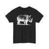 Vintage Rhino Graphic T Shirt Detailed Illustration Wildlife Nature Lover Gift
