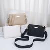 Simple, Solid Color, Wavy Pattern, Embroidered, Shoulder Strap Bag, Women's, Crossbody Bag, Shoulder Bag, Wavy Pattern