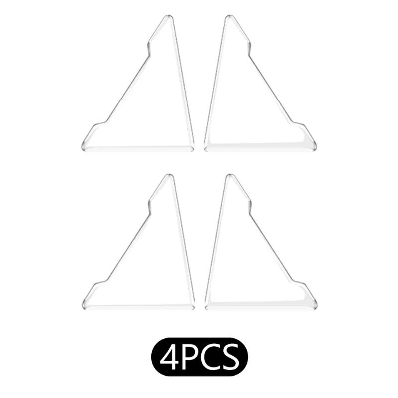 

4 шт. Универсальные угловые накладки на двери автомобиля, прозрачные силиконовые протекторы, наклейки против царапин, защита двери