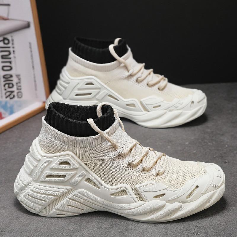 

Мужская обувь Кроссовки Мужские теннисные туфли класса люкс Мужские повседневные кроссовки для бега Дышащие модные лоферы Кроссовки для мужчин 39 бежевый