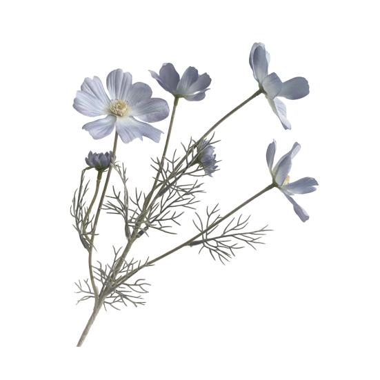 Künstliche Cosmeenblüten 6 Köpfe Kunstseiden-Cosmeen mit Stiel Falscher Wildblumenstrauß für Vase Hochzeitsparty Frühling Sommer Heimdekoration