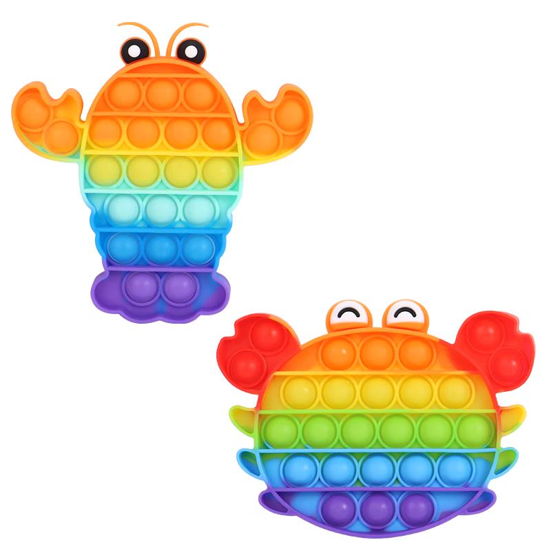 TaTanice Rainbow Silicone Pop It Fidget Toy