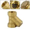 1" Female NPT Brass Y Strainer For Fire Alarm Lines and Plumbing