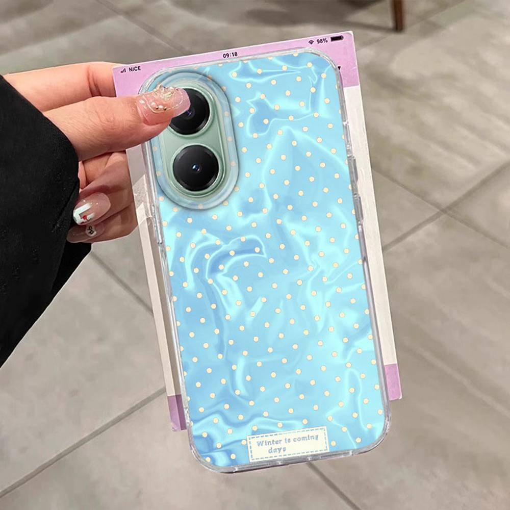 Circular Dots Love Heart Women Girls Water Texture Phone Case for Xiaomi Poco X5 M6 Pro X6 X3 Pro NFC C75 C71 C65 C61 M5S Cover