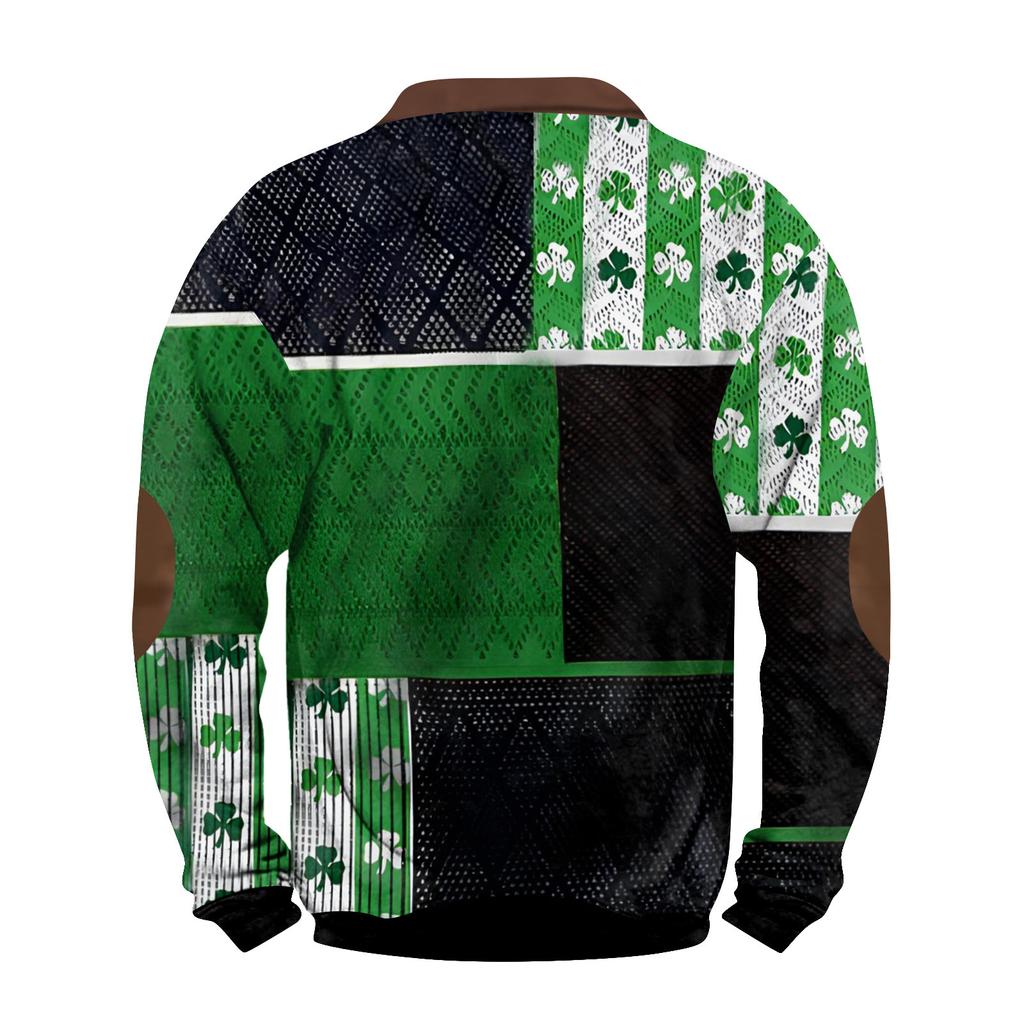 Men's Retro Casual Gradient Printed Sweatshirt