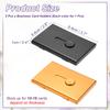 2Pcs Thumb Drive Business Card Case Aluminum Alloy Bank Credit ID Card Wallet Name Card Holder Metal Box Cover Cards Holder