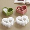 Heart-shaped Candlestick Mold Creative Candle Cup Molds DIY Silicone Mold  Jewelry Display