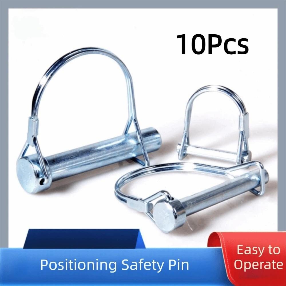 D Shape Trailer Locking Pin Round Loop Wire Lock Pin Trailer Coupler Pin  Farm Trailers