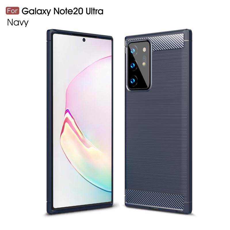 

For Cover Samsung Galaxy Note 20 Ultra Case Shockproof TPU Soft Case Samsung Note 20 Ultra Cover Samsung Note 20 Ultra Fundas For Note 20 синий