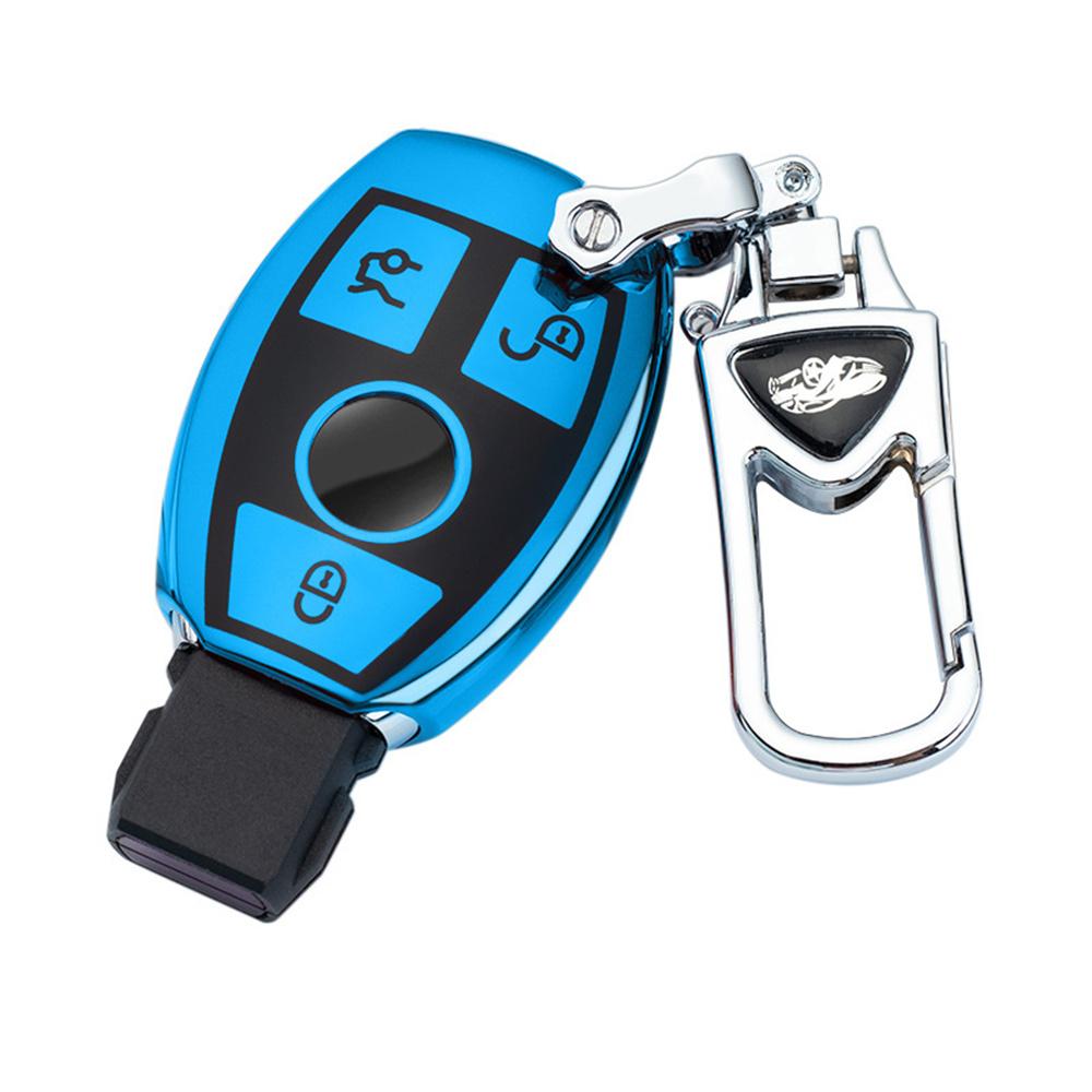Měkké TPU Pouzdro na klíč od auta Dálkový ovladač Fob Pro Mercedes Bnez CLA GLC GLA GLK W203 W210 W211 W204 W176 Třída A B C R AMG Příslušenství