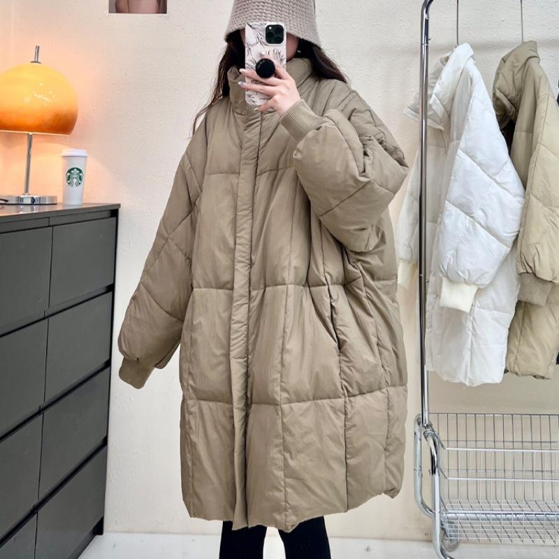 Women's cotton-padded clothes winter long loose cotton-padded jackets thickened jackets casual cotton-padded clothes tide