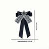 Fabric Lace Bowknot Brooches For Women   Corsage Shirt Collar Pin Luxulry Jewelry Accessories