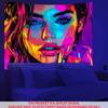 VIKAMA Color Womens Tapestry Design Fashion Trendy Makeup Future Sense Living Room Room Decoration Background Wall