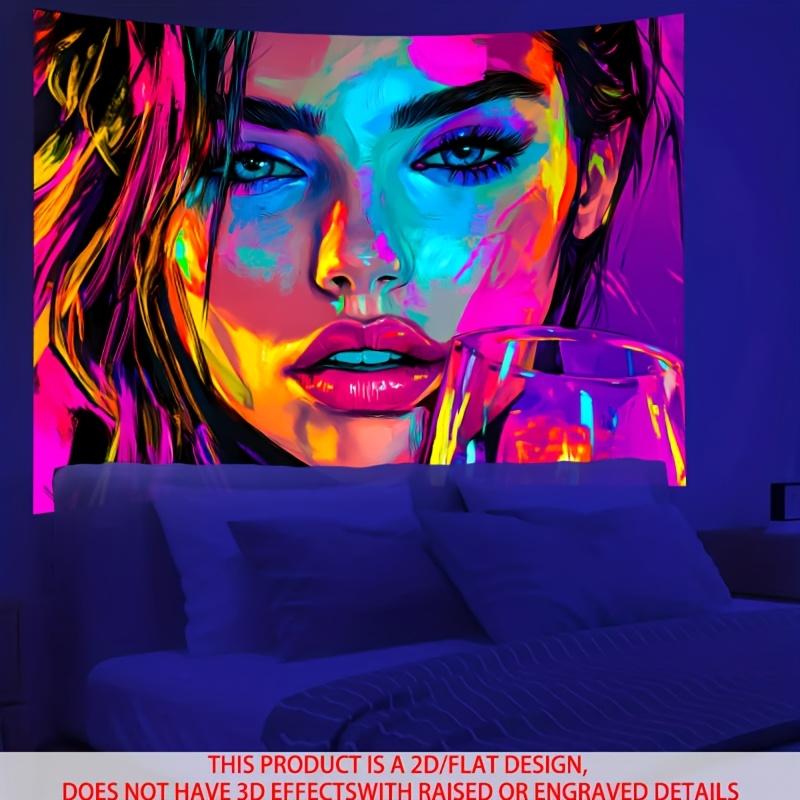 VIKAMA Color Womens Tapestry Design Fashion Trendy Makeup Future Sense Living Room Room Decoration Background Wall