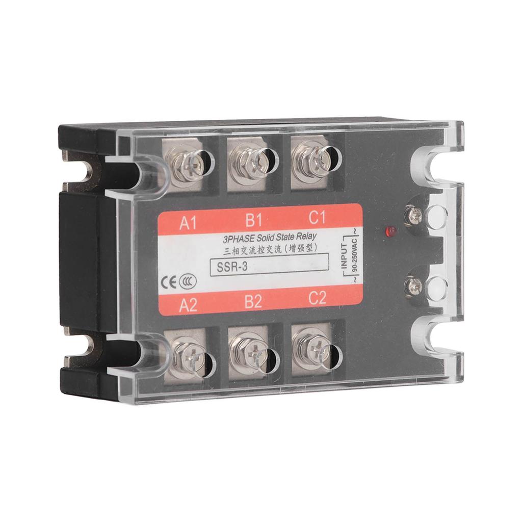 3 Phase Solid State Relay Anti Interference AC To AC SSR for Fan Lightning 150A 480V