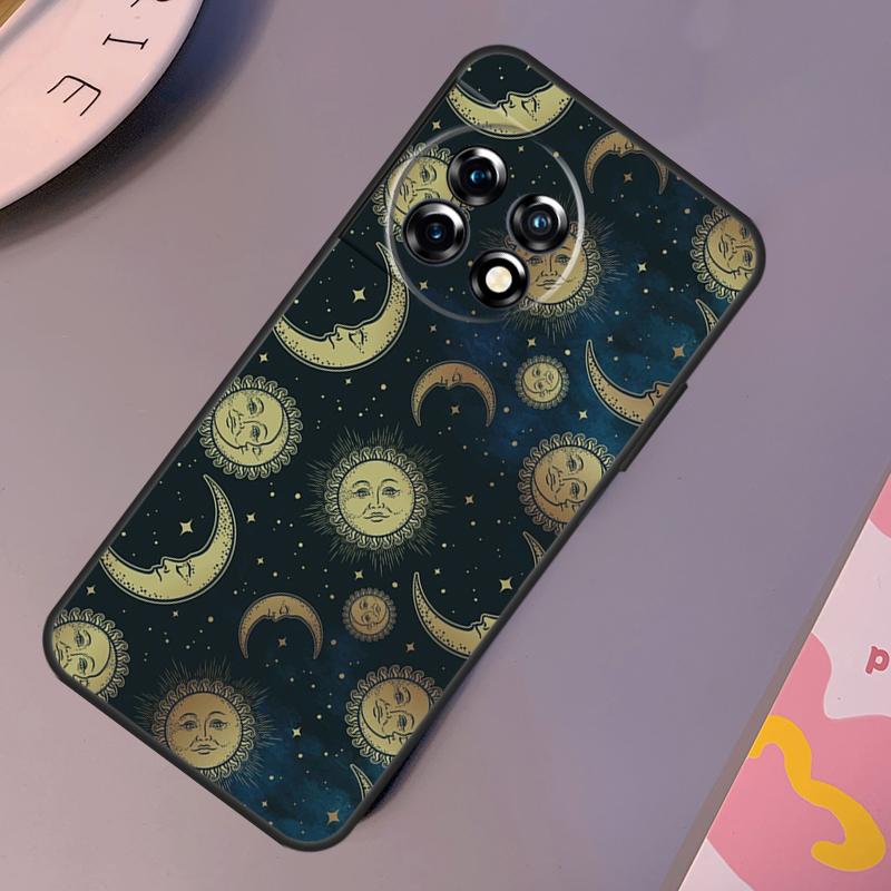 Sun Moons Star Signs Celestial Case For OnePlus 12R 10T 10R 9RT 9 10 Pro OnePlus 12 11 Nord 3 2T CE 2 Lite N20 N10 Cover
