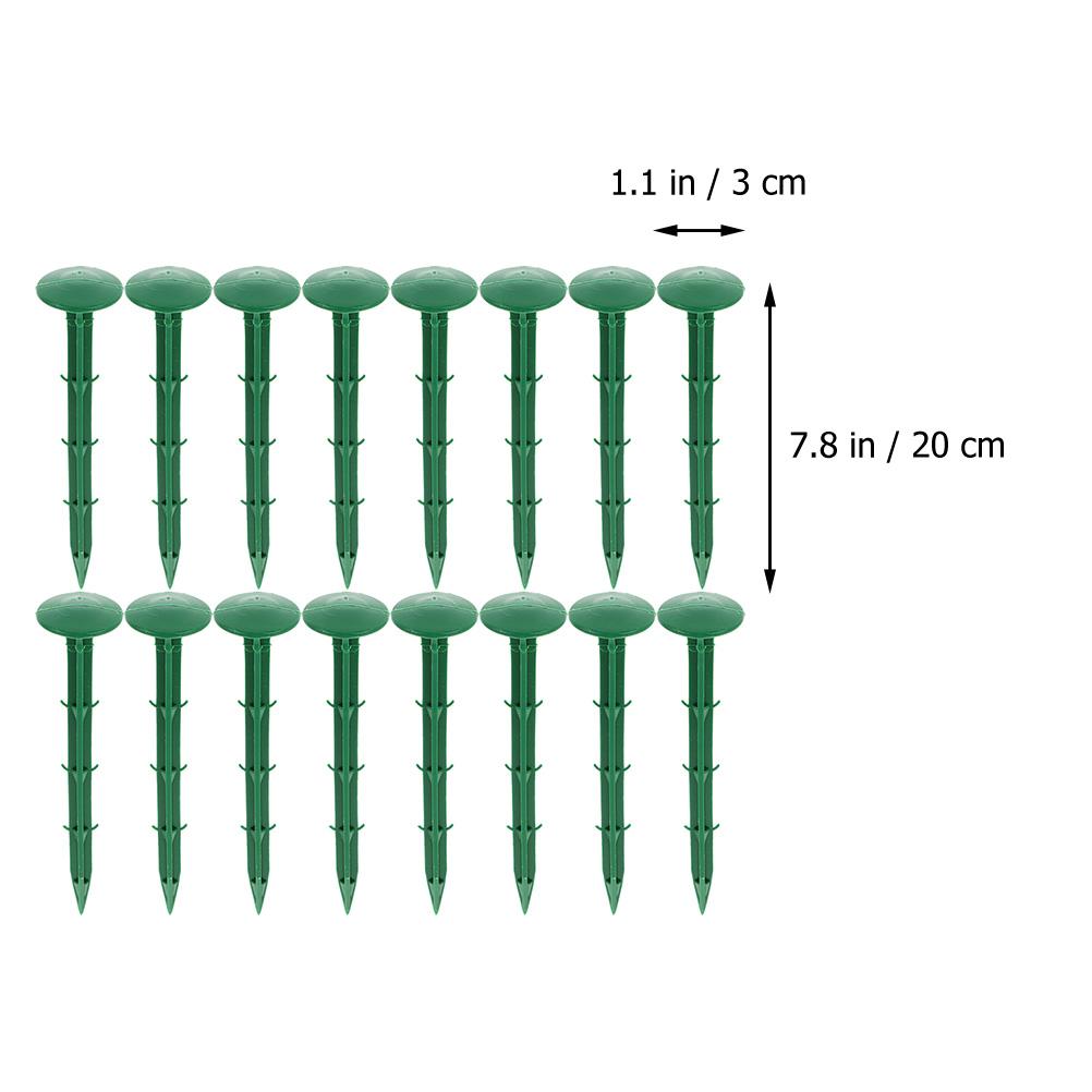 150pcs Ground Stakes Plastic Garden Spikes Landscape Pegs Tent Fixing Tools Camping Stakes Greenhouse Gardening