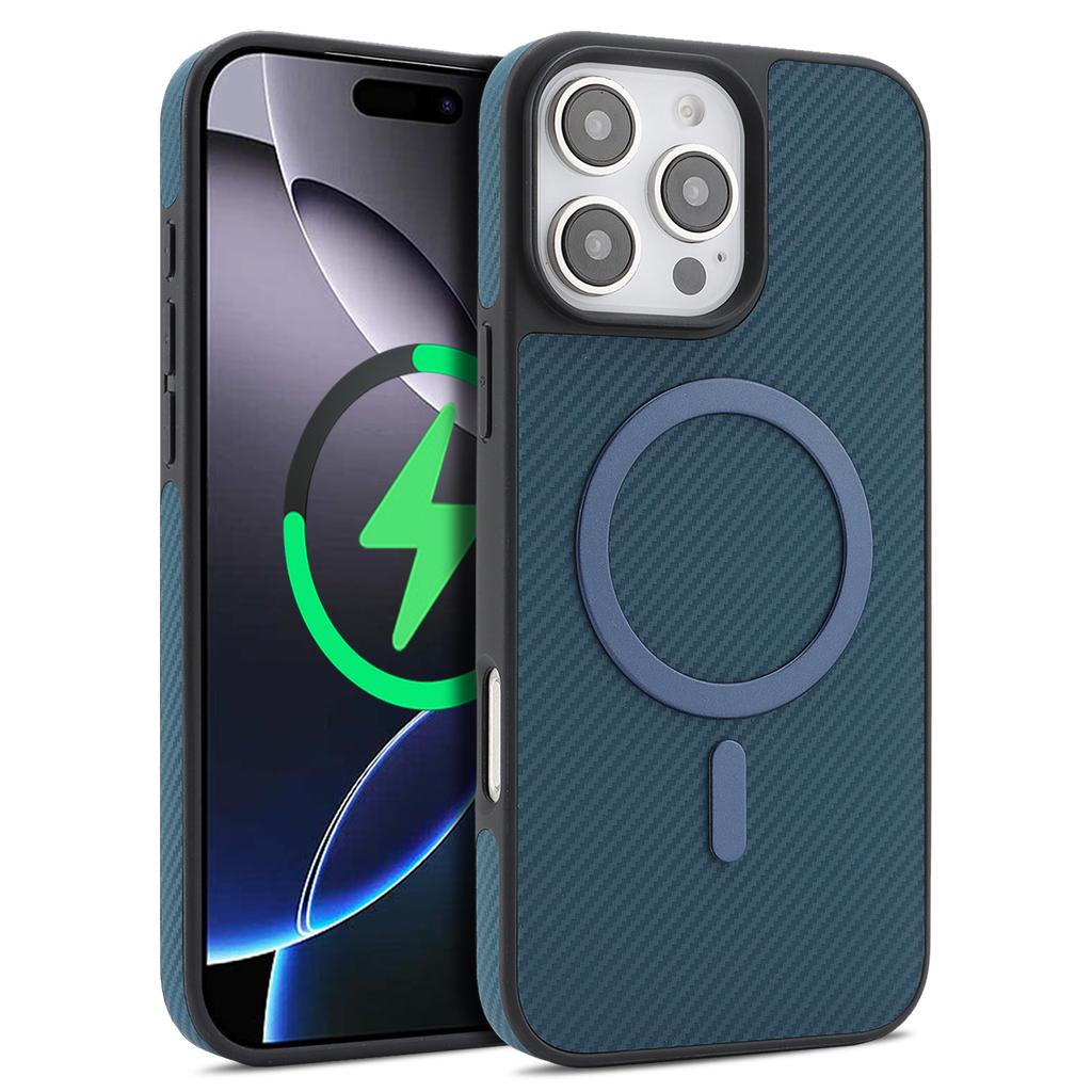Magnetic Ring with Wireless Charging Phone Case for iPhone 16 Pro Max 17 Air 16E/15/14 Plus/13/12Pro Leather Flocking Back Cover