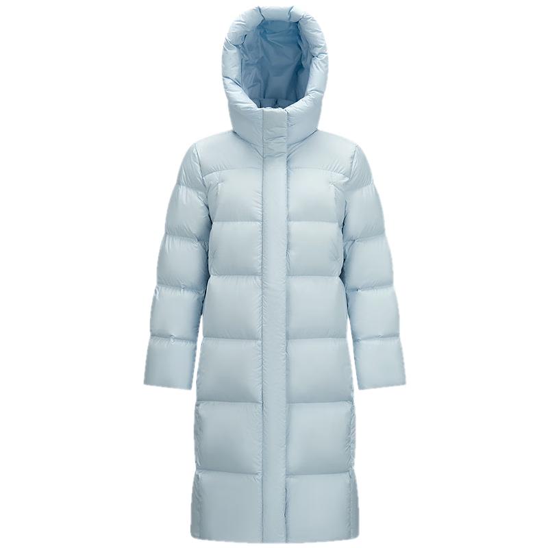 Semir Women's Long Hooded 90% Duck Down Puffer Jacket
