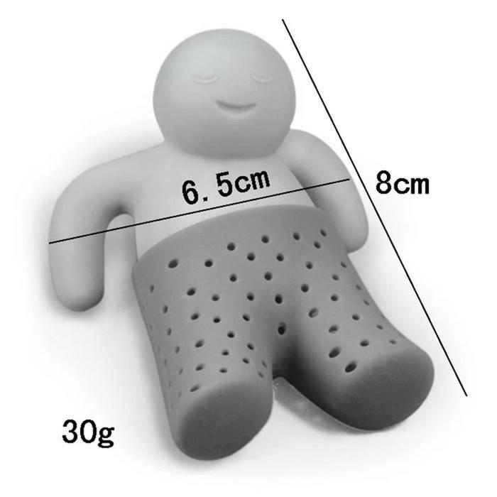 Tea Ball - Tea Leaf - Food Grade Silicone - Grey Color - Temperature -40 To 250°C